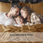 LBRO2M 100% Pure Linen Sheet Set Deep Pocket Up to 16" Bed Sheets Sets - Image 6