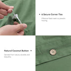 JELLYMONI Cotton Duvet Cover Cal King Size - Image 6