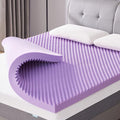 SINWEEK 3 Inch Egg Crate Memory Foam Mattress Topper King Size, Soft Mattress by SINWEEK