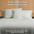 Pillow Cases King Size Set of 2 Pillowcases 100% Viscose from Bamboo Cooling - Image 2