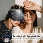 LOVE EYE Dual Side Sleep Mask, Ice Silk Eye Sleeping Mask & Blindfold - Image 3