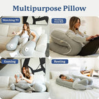 Plufl Hugl Cooling Body Pillow for Adults Made - Image 4