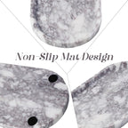 Koville Real Luxurious Natural Marble Vanity Tray, Stone Perfume Trays Jewelry - Image 4