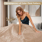 LaffyLo Heated Throw Blanket 50 x 60, Fast Heating Electric Blanket, Flannel - Image 6
