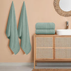 Belizzi Home 4 Pack Bath Towel Set 27x54, 100% Ring Spun Cotton, Ultra Soft - Image 3