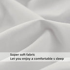 HBHLFZ Twin Fitted Sheet Only 2 Pack, Soft Breathable Bottom Sheet - Image 4