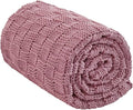 Knitted Weighted Blanket for Adult, No Beads Heavy Blanket 50” x 60'' 5lbs by Unknown