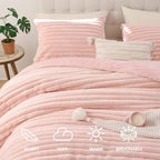 Smoofy Fluffy Queen Size Comforter Set 3 Pieces - Image 2