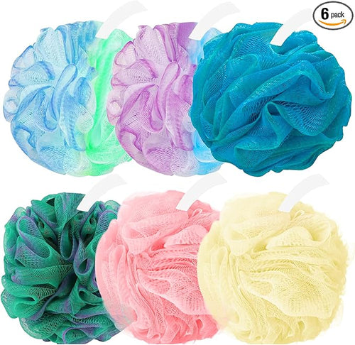 Amazerbst loofah, 6 Pack Shower loofah loofah Sponge, Bath Sponge Body Scrubber by Amazerbst