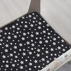 Pack and Play Sheets, 2 Pack Mini Crib Sheets, Stretchy Playard Fitted Sheet - Image 3