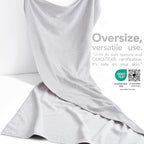 American Soft Linen 100% Cotton 600 GSM Turkish 40x80 Oversized Bath Towel Sheet - Image 3