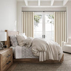 Topfinel Extra Long Total Blackout Cream Linen Curtains 108 Inches Long - Image 7
