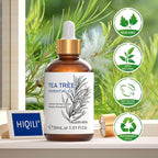 HIQILI Tea Tree Oil for Skin, Add to Shampoo, Body Wash, Foot Soak - Image 9