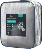 Serta Luxuriously Soft Plush Electric Blanket Fast Heating Cozy Cover, Safety - Image 8