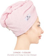 American Soft Linen 100% Cotton Hair Towels - Image 2