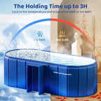 Portable Foldable Bathtub, Freestanding Bathtub No Installation, Bathroom SPA - Image 5
