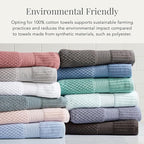 NY Loft 100% Cotton 2 Pack Bath Sheet Towel Set | Absorbent Quick-Dry Oversize - Image 5