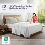 Kickoff Viscose Bamboo Pillowcase, 100% Organic Hidden Zippered Viscose Bamboo - Image 2
