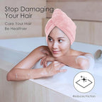 TENSTARS 5 Pack Thicken Microfiber Hair Towel Wrap - Image 3