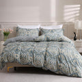 LONAVA Queen Paisley 3 Pcs Duvet Cover Set, Breathable Soft Microfiber Grey by LONAVA