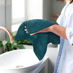 GLAMBURG Ultra Soft 6-Piece Hand Towel Set 16x28-100% Ringspun Cotton - Image 5