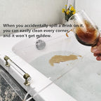 42" Gold Handle transaprent Bathtub Caddy - Image 4