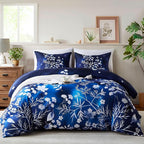 Cupocupa Duvet Cover King Size Set Boho Floral Pattern King Duvet Cover Set by CupocupaHomeCollection