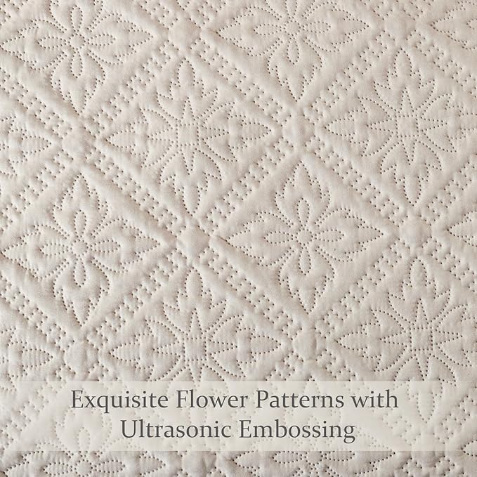 Exclusivo Mezcla Queen Quilt Bedding Set, Lightweight Soft Bedspreads Coverlets - Image 5