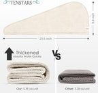 TENSTARS 5 Pack Thicken Microfiber Hair Towel Wrap - Image 6