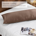 Bare Home 100% Rayon Made from Bamboo Luxury Body Size Cooling Pillowcase - Image 3