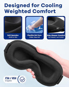 3D Weighted Cooling Gel Eye Mask - Image 5