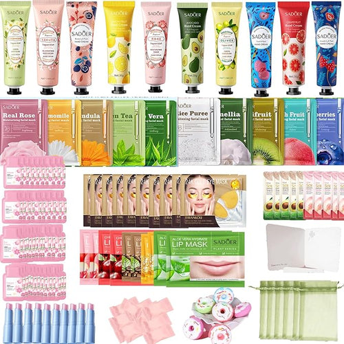 140 Pcs Spa Party Supplies Slumber Party Organza Bags Spa Party Favors Spa by Unknown