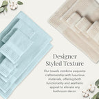 NY Loft 100% Cotton Hand Towel 6 Pack Hand Towel Set | Super Soft & Absorbent - Image 5