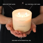 Orange, Cedarwood & Clove – Benevolence LA Large 3-Wick Scented Candle - Image 4