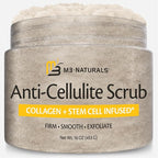 Anti-Cellulite Body Scrub for Skin Tightening, Moisturizing & Smoothing by M3Naturals