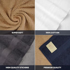 Medium Bath Towels Pack of 6 – 24x48 Inches – Soft, Quick Dry & Highly - Image 5