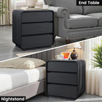 Black Night Stand Set of 2 - Image 6
