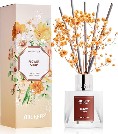 Airkeep Reed Diffuser Set, 3.38 fl oz by Airkeep