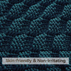 Knitted Weighted Blanket for Adult, No Beads Heavy Blanket 50” x 60'' 10lbs - Image 4
