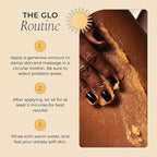 GLO Melanin Turmeric Scrub for Dark Spots, Brightening Inner Thighs Bikini Area - Image 8