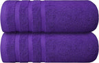 Infinitee Xclusives 100% Cotton Luxury Bath Towels Set of 2 - Image 8
