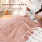 Heated Blanket Electric Blanket Full Size 72''x84'' - Image 2