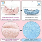 3 Pack Microfiber Hair Towel Wrap - Image 3