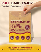Katbite Parchment Paper Sheets Heavy Duty, 16x24 Inches 200 PCS Precut Baking - Image 3