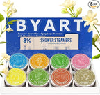 Shower Steamers Aromatherapy, 8% Natural Essential Oils, Women/Men Spa Steamer by BYART