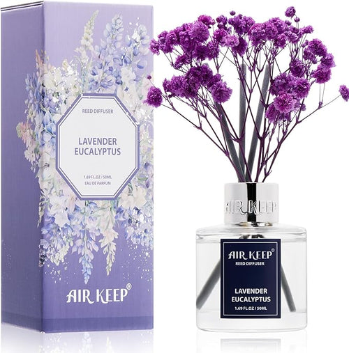 Airkeep Reed Diffuser Set, 1.69 fl oz by Airkeep