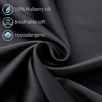 100% Silk Pillow Cases 2 Pack, Mulberry Silk Pillowcase - Image 2