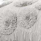Lush Decor Serena Comforter Set, 3 Piece Set, Light Gray - Image 3