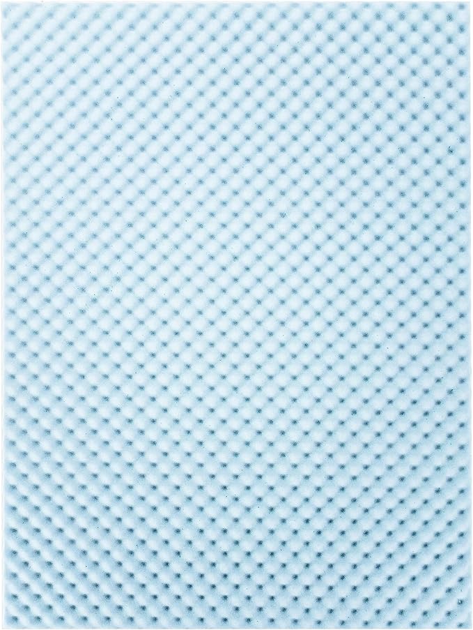 Best Price Mattress 2 Inch Egg Crate Memory Foam Mattress Topper, Cooling Gel - Image 6