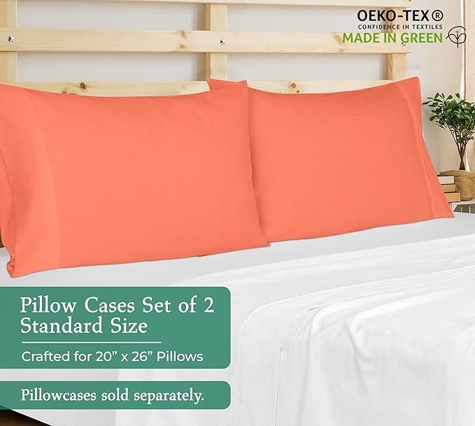 Royale Linens Standard Pillowcase Set of 2 - Image 2